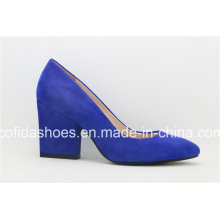 Simple Designs Fashion Blue Square Heel Lady Shoes